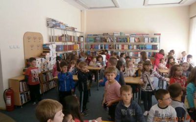 Првачињата од ООУ„Тоде Хаџи -Тефов“ Кавадарци во посета на библиотеката „Феткин“
