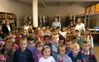 Посета на библиотеката „Феткин“ од првоодделенците од ООУ „Тошо Велков-Пепето“