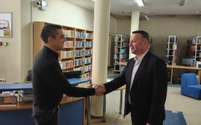 Во официјална посета на Библиотека Феткин беше пратеникот во Собранието на РМ, г-дин Zoran Jovancev